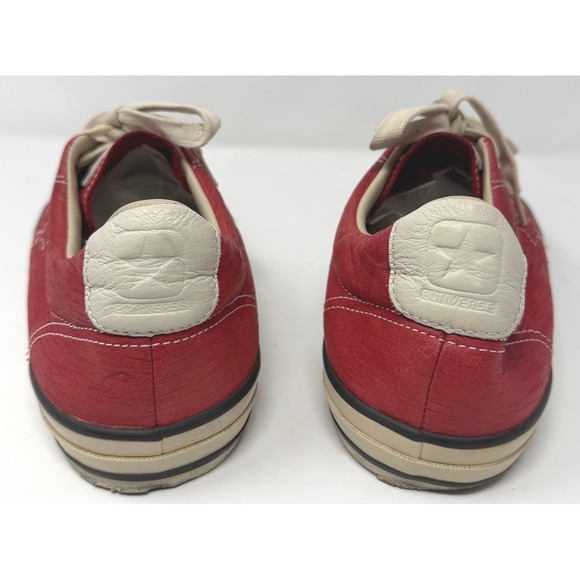 Converse John Varvatos Star Player Chili White Red Leather Sneaker Shoes US 11 - Picture 8 of 11